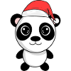 Panda Peluche Noël