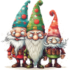 Funny Christmas Gnomes & Gnomes