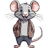 Mouse with clothes