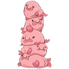 Kawaii Blobfish Blob Pile