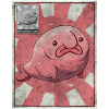 Kawaii Blobfish Affiche Japonaise