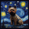 Cairn Terrier Nuit étoilée