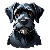 Giant Schnauzer Elegance: Majestetisk stil