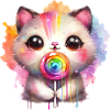 Kitty Kat avec sucette