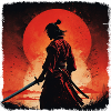 sunset samurai Warrior