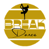 Breakdance logo yellow black