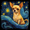 Chihuahua Starry Night