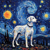 Dalmatian Starry Night