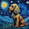 Cocker Spaniel Sternennacht