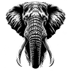 Impressive, majestic elephant