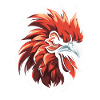 Poulet poule fou