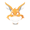 Kangourou souriant