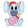 Bunny Baby Christmas