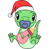 Lizard Baby Christmas