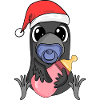 Crow Baby Christmas