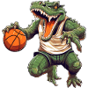 Basket-ball Crocodile