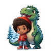 Dino Christmas Christmas Tree
