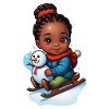Child Sleighing Winter Gift Idea
