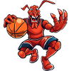 Basketball player lobster