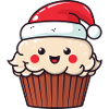 Muffin Cake Baking Christmas