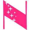 Letter N Glitter