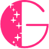Buchstabe G Glitzer