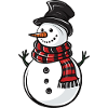 Snowman Winter Christmas