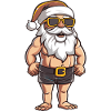 Santa Claus Summer Holiday Santa