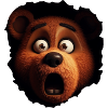 Terrified Bear