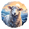 Sheep in winter