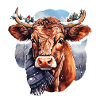 Weihnachtskuh