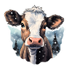 Beef in the snow