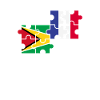 Guyane France Drapeau Guyane française