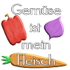 Gemüse - Gemüse ist mein Fleisch - weiß
