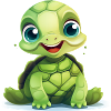 Cute baby turtle