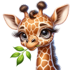 Baby giraffe