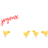 Joyeux Noël avec des Poussins