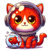 Le chat astronaute
