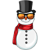 Snowman Christmas Santa Hat