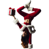 Christmas acrobatics with a gift