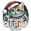Christmas Cat - Meowy Christmas