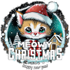 Christmas Cat - Meowy Christmas
