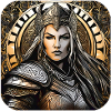 Proud Viking Germanin Shieldmaiden