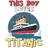 Statek Titanic, ten chłopiec kocha RMS Titanic