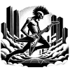 Urban Punk Guitarist
