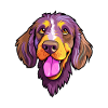 Deutsch Drahthaar Vorstehhund Rasse Cartoon Kawaii