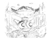 Selfie OVNI extraterrestre rétro