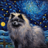 Wolfsspitz Starry Night