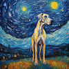 Great Dane Starry Night