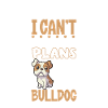 Plans with my bulldog